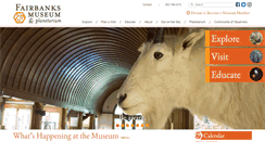 Desktop Screenshot of fairbanksmuseum.org